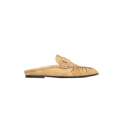 YSL LE LOAFER MULES IN EEL 8523880WXAF2615